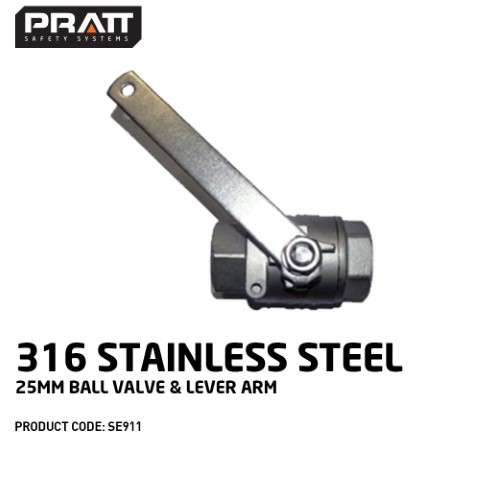 PRATT STAY OPEN VALVE 25MM